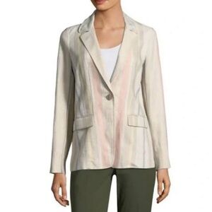 🎀 The Southern Lady Brand Salmon Pink Jacket Blazer in size L